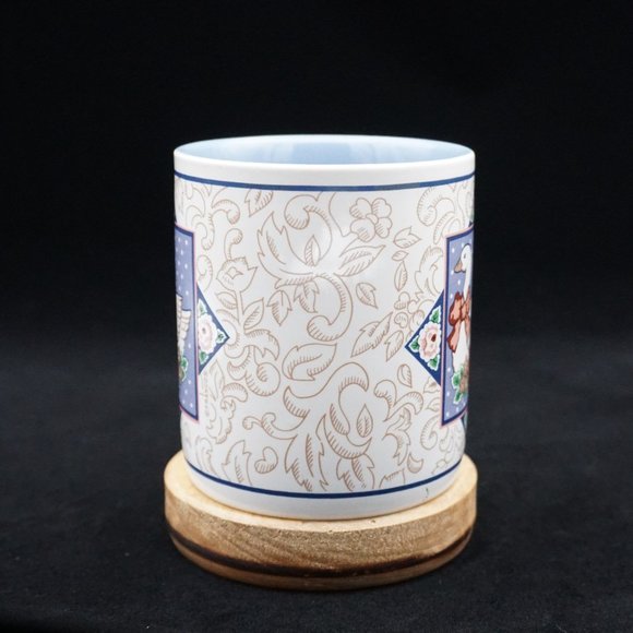 Vintage 90s Kitschy Country Duck Goose Motif Coffee Mug - Picture 3 of 9